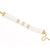 Glass Pearl 3-Row Bracelet