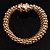 Gold Tone Wide Magnetic Fashion Bracelet - view 2