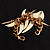 Teeth & Dagger Charms Fashion Bracelet (Gold Tone) - view 4