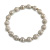 Silver-Tone Bead Flex Bracelet