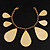 Gold Plated Teardrop Charm Costume Bracelet