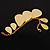 Gold Plated Teardrop Charm Costume Bracelet - view 7