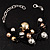 5-Strand Silver & Gold Graduated Ball Fashion Bracelet