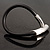 Black Rubberized Magnetic Costume Bracelet - view 5
