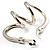 Free Bending Silver Snake Fashion Bracelet - view 6