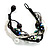 Multistrand Bead Bracelet (Black & White) - view 5