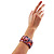Colour Fusion Wood Stretch Bracelet (Pink) - view 7