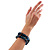 2 Strand Mixed Resin Bead Stretch Bracelet (Blue) - view 6
