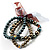 3 Strand Lustrous Faux-Pearl Flex Bracelet Set (Bronze, Coffee & Gray) - view 3