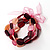 Beaded Flex Bracelet Set (Red, Pink, Cream & Purple) - view 3