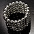 5-Strand Flex Beaded Bracelet (Silver) - view 3
