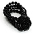 Black Rose Bead Flex Bracelet - view 10