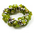 Green Nugget Flex Bracelet