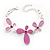 Pink Enamel Floral Bracelet - view 2