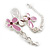 Pink Enamel Floral Bracelet - view 5