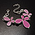 Pink Enamel Floral Bracelet - view 8