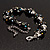 Black Enamel Crystal Ladybug Bracelet - view 9