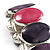 Enamel Oval Stretch Fashion Bracelet (Violet, Purple&Pink) - view 7