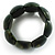 Dark Green Chunky Plastic Bracelet - view 3