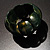 Dark Green Chunky Plastic Bracelet - view 8