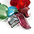Multi-Coloured Beaded Glass Floral Flex Bracelet - view 8