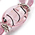 Bold Pink Glass Flex Bracelet - view 6