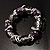 Boho Black & Grey Flex Glass Bracelet - view 7