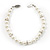 Light Cream Imitation Pearl Classic Crystal Bracelet