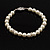 Light Cream Imitation Pearl Classic Crystal Bracelet - view 3