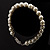 Light Cream Imitation Pearl Classic Crystal Bracelet - view 5