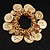 Gold Tone Coin Link Flex Bracelet - view 6