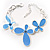 Blue Enamel Floral Bracelet - view 7