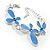 Blue Enamel Floral Bracelet - view 5