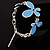 Blue Enamel Floral Bracelet - view 6