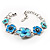 5 Blue Enamel Flower Bracelet - view 7