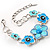 5 Blue Enamel Flower Bracelet - view 5