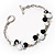 Delicate Dotted Enamel Bracelet (Black&White) - view 2