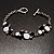 Delicate Dotted Enamel Bracelet (Black&White) - view 8