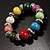 Multicoloured Metal And Ceramic Bead Flex Bracelet - view 5