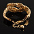 Stunning  Knot Bracelet (Gold Tone) - view 6
