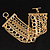 Gold Tone Multi Chain Toggle Bracelet - view 7