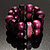 Chunky Purple Wood Flex Bracelet - view 7