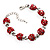 Red Enamel Crystal Ladybug Bracelet - view 7