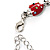 Red Enamel Crystal Ladybug Bracelet - view 8