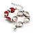 Red Enamel Crystal Ladybug Bracelet - view 3