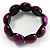 Purple Glittering Resin Flex Bracelet - view 5