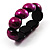 Purple Glittering Resin Flex Bracelet - view 6