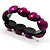 Purple Glittering Resin Flex Bracelet - view 7