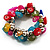 Multi-Coloured Nugget Flex Bracelet