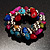 Multi-Coloured Nugget Flex Bracelet - view 2